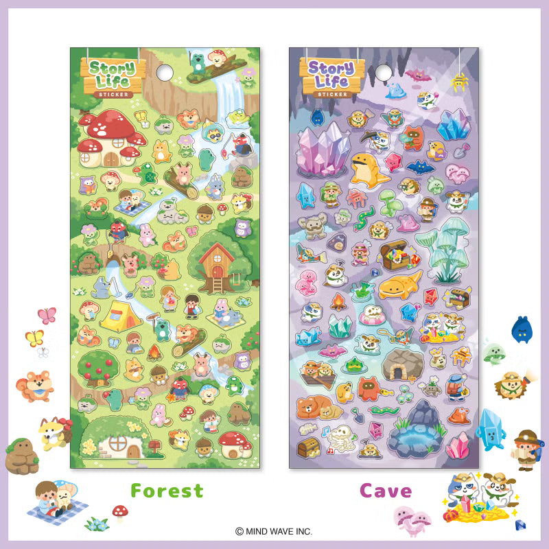 Mind Wave / Petit Stickers - Forest