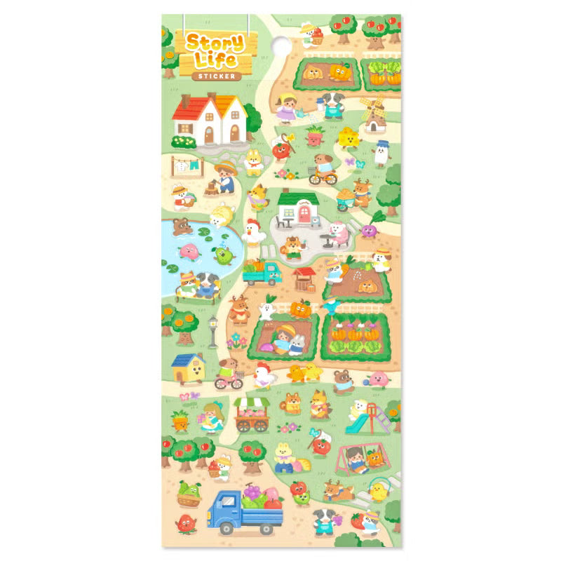 マインドウェイブ / ストーリーライフステッカー「Village AM」