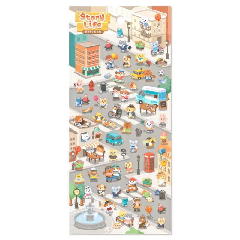 Mind Wave / Petit Stickers - City