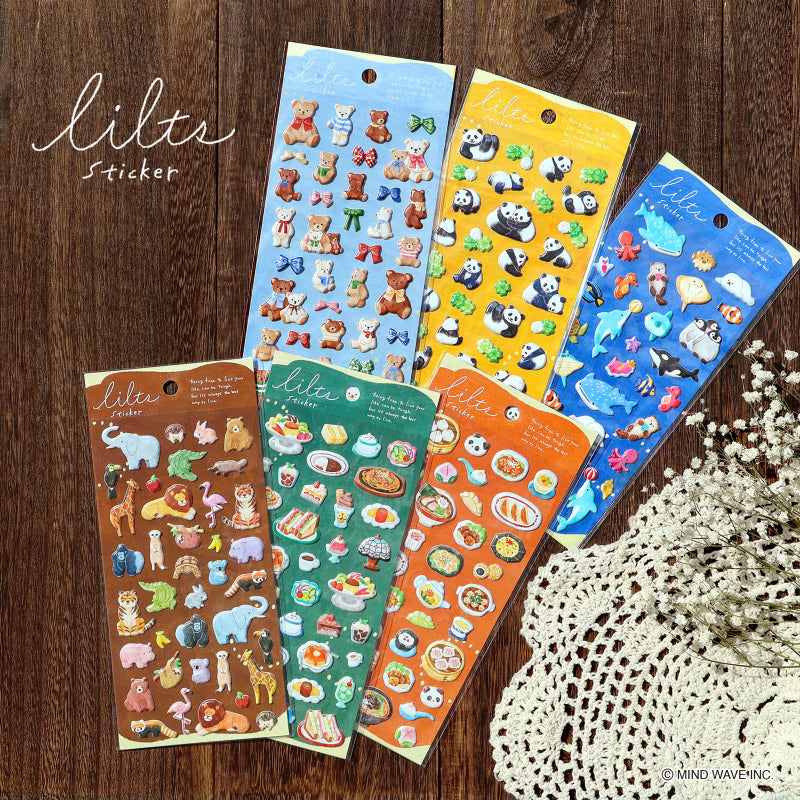 Mind Wave / Puffy Stickers - Cafe