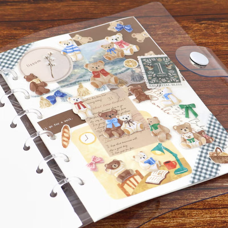 Mind Wave / Puffy Stickers - Bear