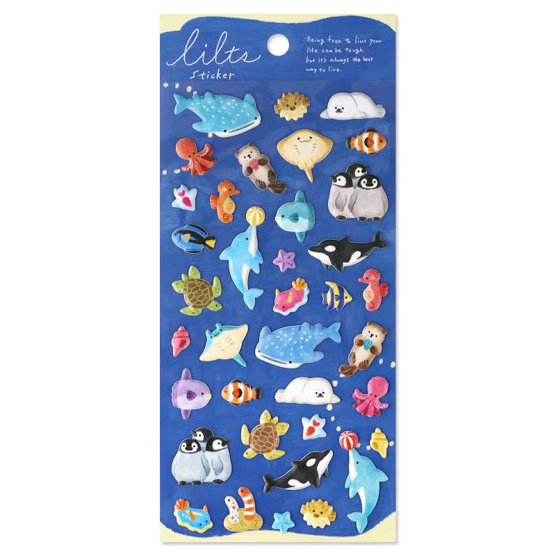 Mind Wave / Puffy Stickers - Aquarium
