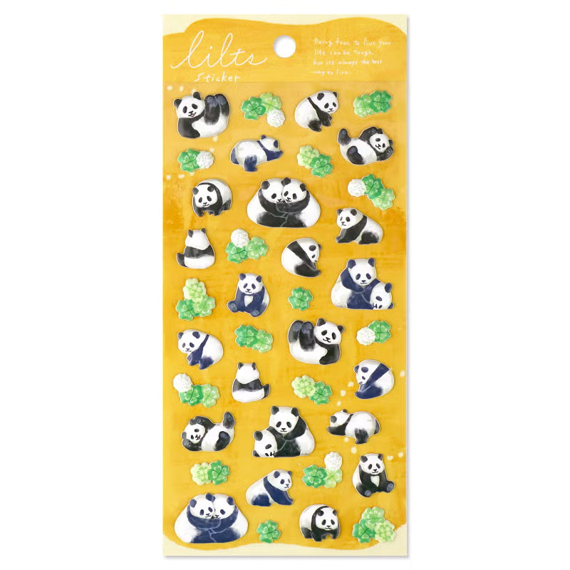 Mind Wave / Puffy Stickers - Panda