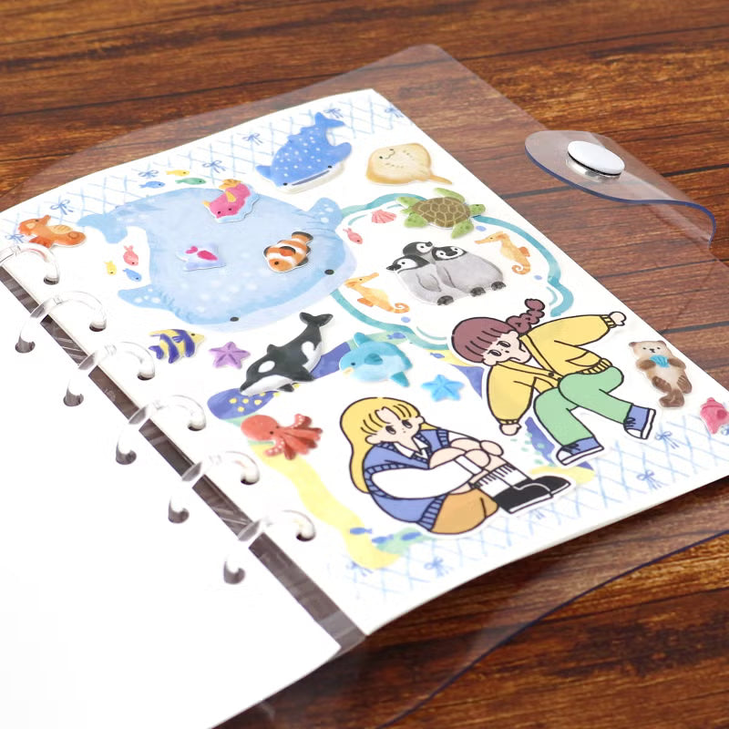 Mind Wave / Puffy Stickers - Aquarium