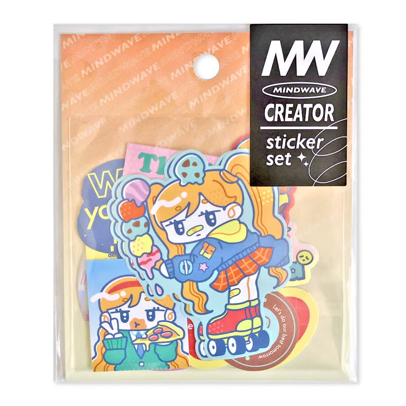 Mind Wave / Creator's Flake Stickers - Pop