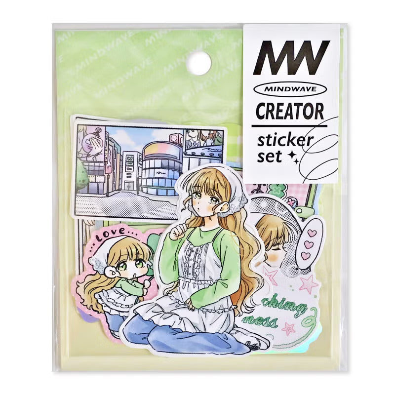 Mind Wave / Creator's Flake Stickers - Comic