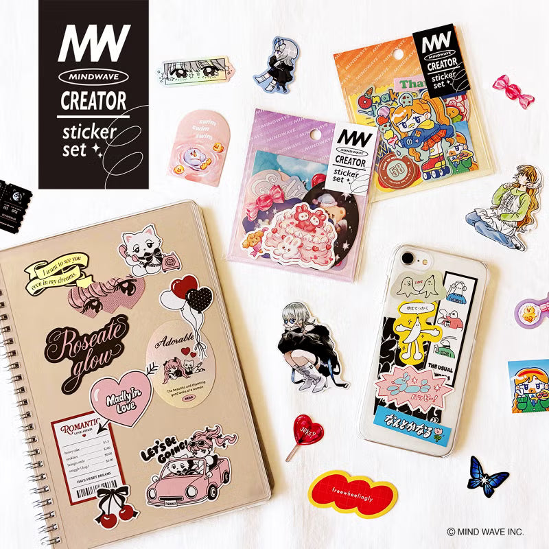 Mind Wave / Creator's Flake Stickers - Japanese