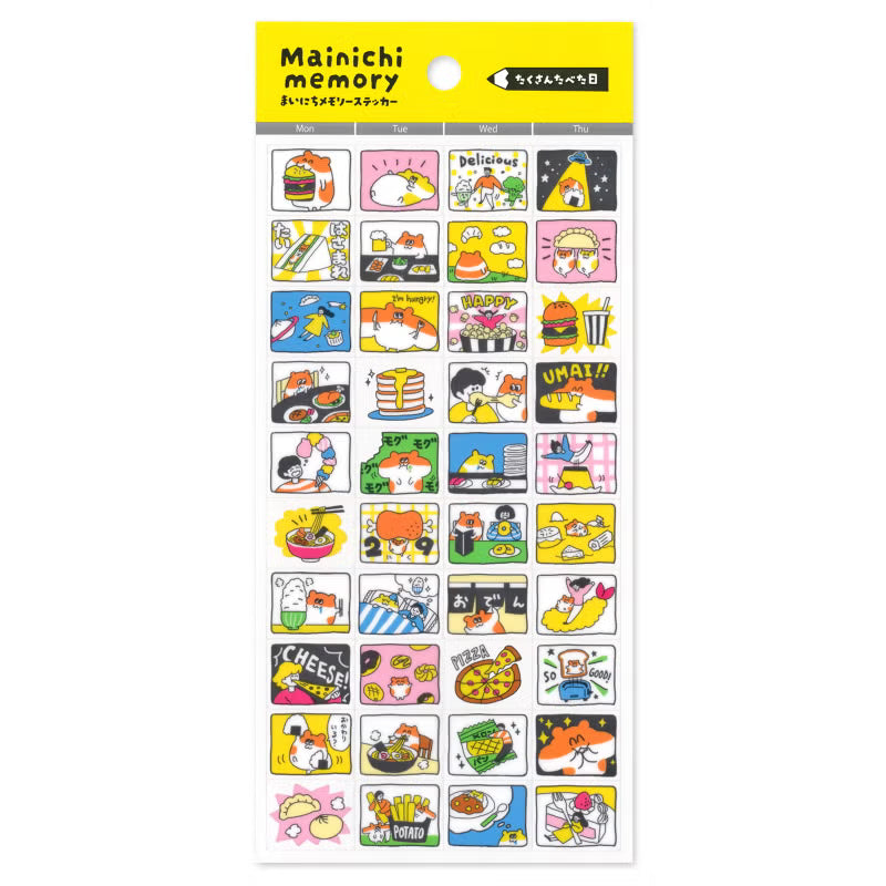 Mind Wave / Daily Journal Stickers - I'm Full