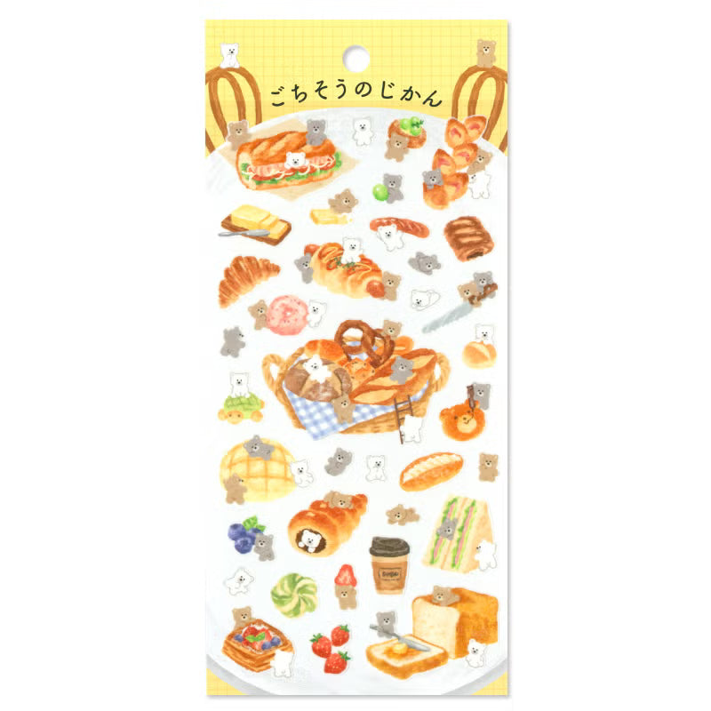 Mind Wave / Petit Animal Stickers - Bear & Bread
