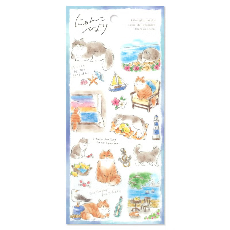 Mind Wave / Cat's Life Stickers - Seaside