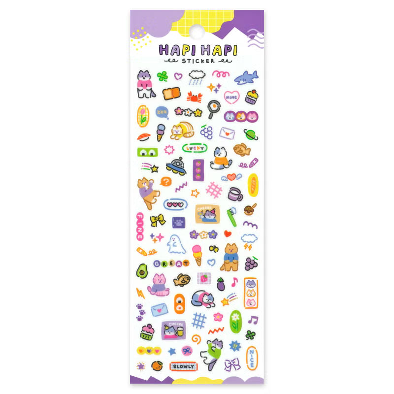 Mind Wave / Petit Happy Stickers - Cat
