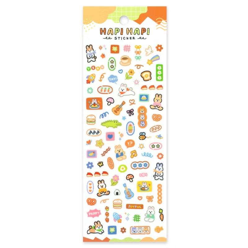 Mind Wave / Petit Happy Stickers - Bunny