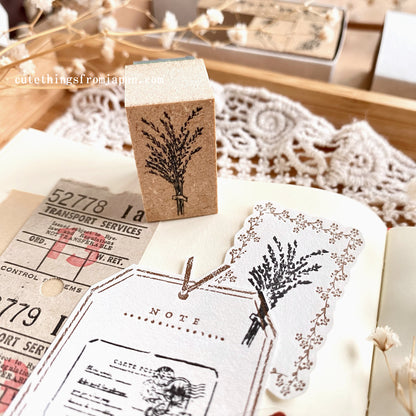 CTFJ x Oeda Letterpress Rubber Stamp Set - Letter