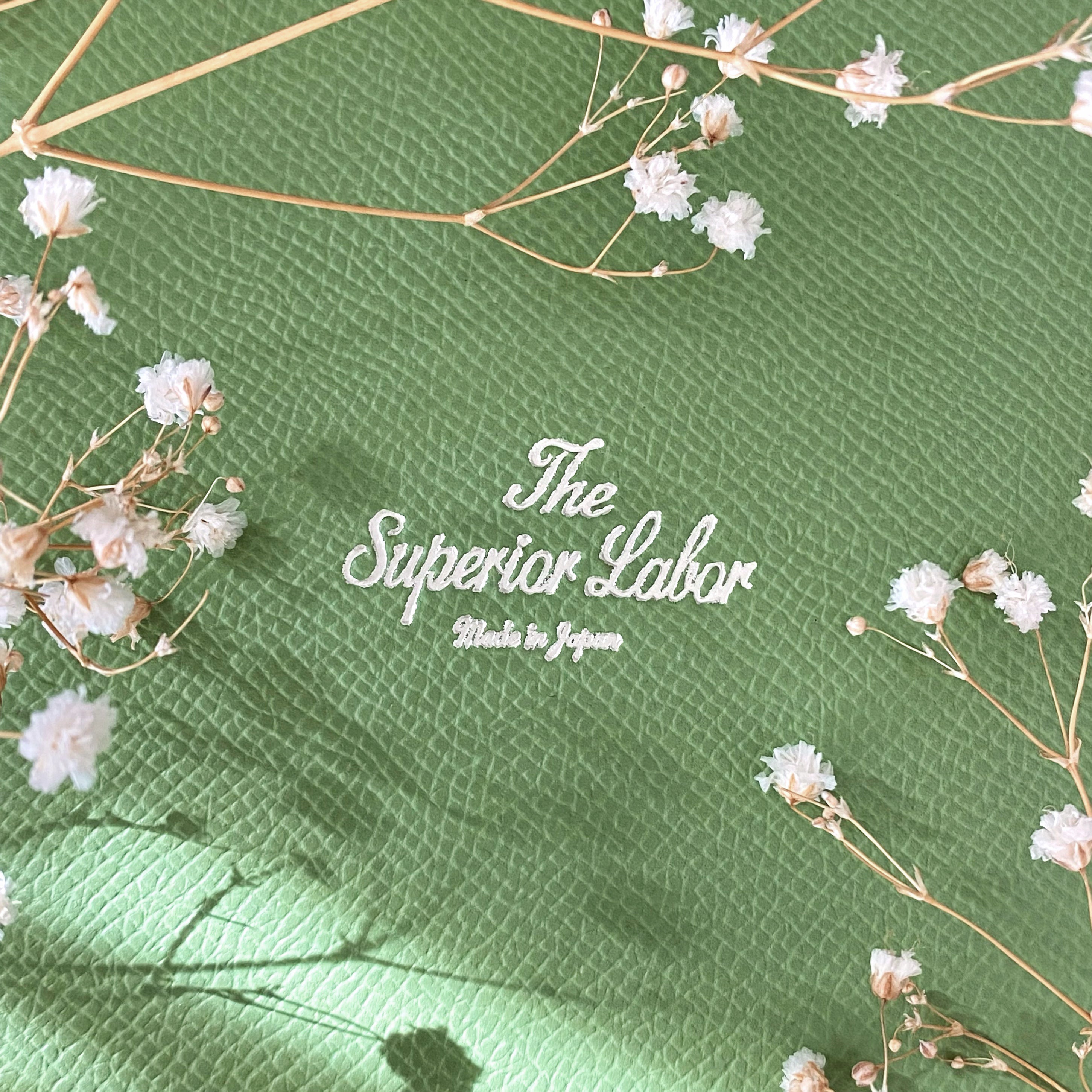 Limited Edition / The Superior Labor / Calf Leather Notebook Cover (A6) - Green