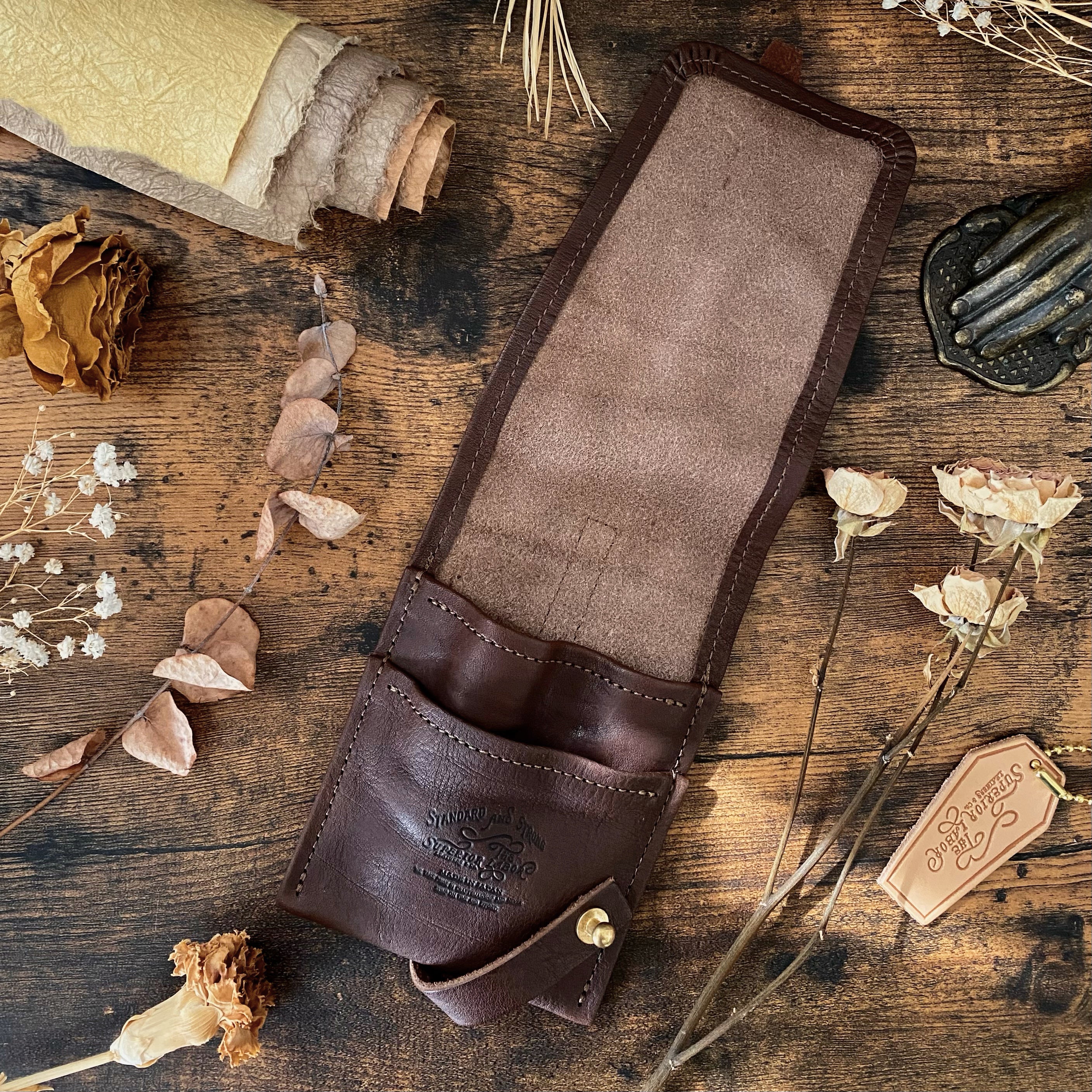 The Superior Labor / Leather Tool Holder - Dark Brown