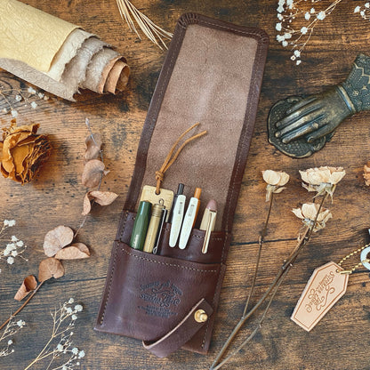 The Superior Labor Leather Tool Holder - Dark Brown