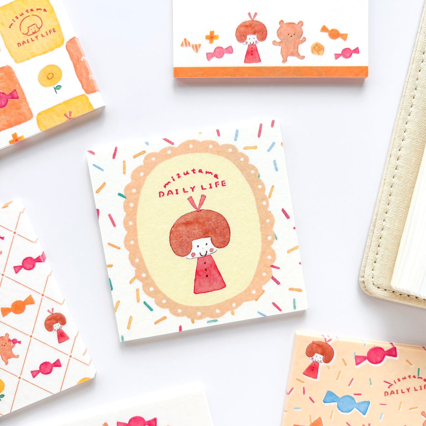 mizutama Limited Edition Petit Origami Memo Pad - Sweet Candies (120 sheets)