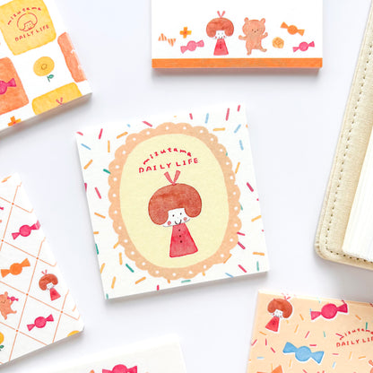 mizutama Limited Edition Petit Origami Memo Pad - Sweet Candies (120 sheets)