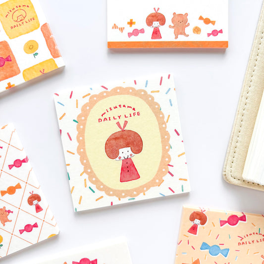 mizutama Limited Edition Petit Origami Memo Pad - Sweet Candies (120 sheets)
