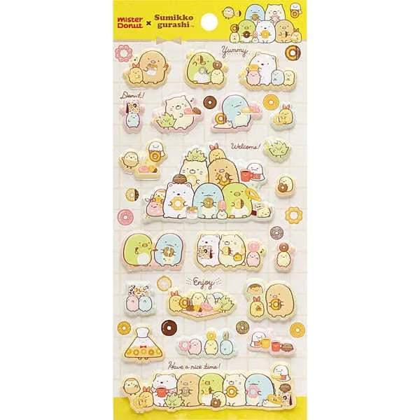 Limited Edition Squishy Stickers - Sumikko Doughnut