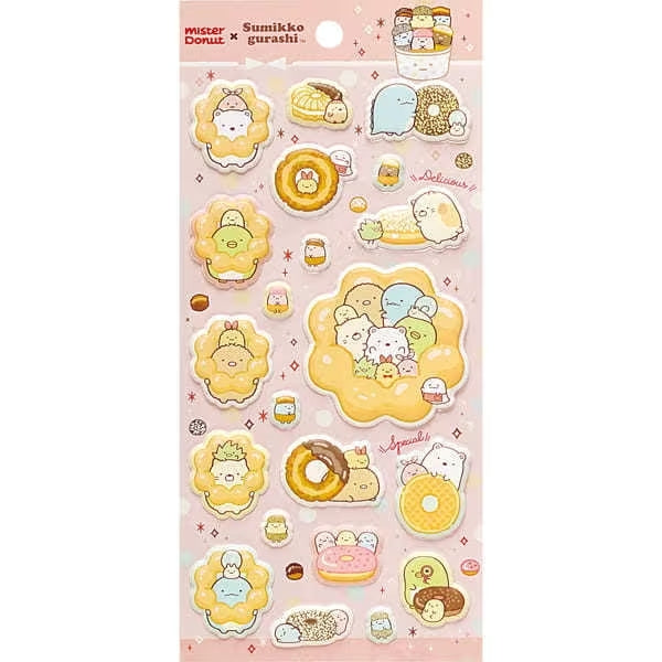 Limited Edition Squishy Stickers - Sumikko Doughnut