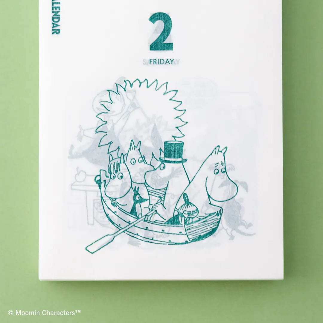 2026 Moomin One-day-a-page Himekuri Calendar (Regular Size)