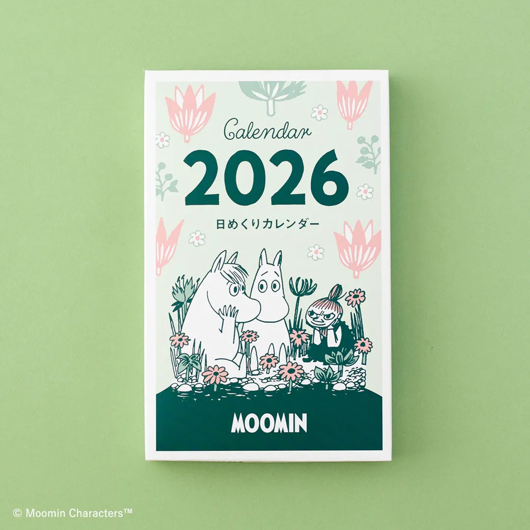 2026 Moomin One-day-a-page Himekuri Calendar (Regular Size)