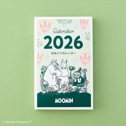2026 Moomin One-day-a-page Himekuri Calendar (Regular Size)