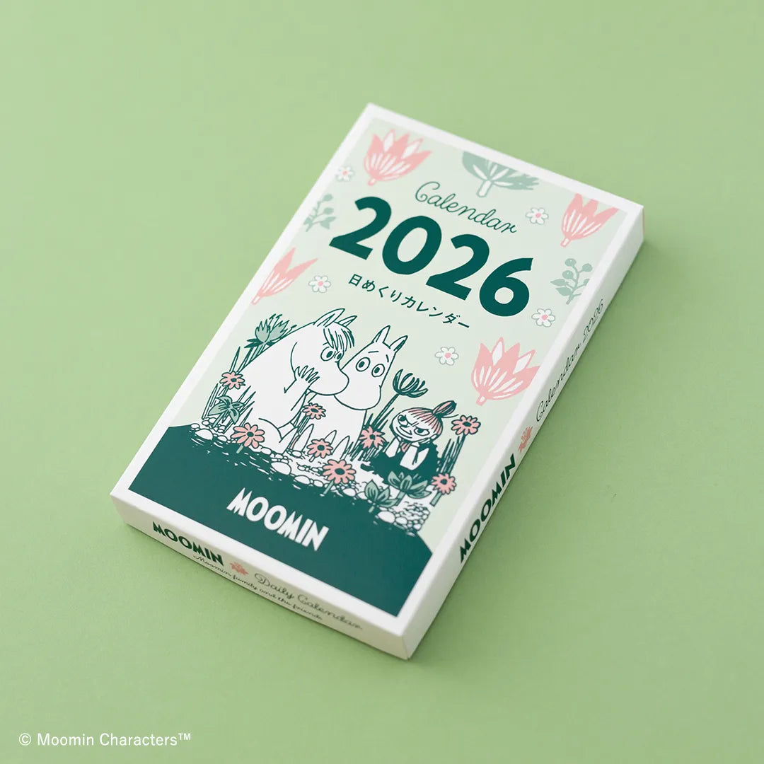 2026 Moomin One-day-a-page Himekuri Calendar (Regular Size)