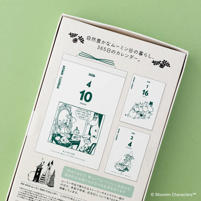 2026 Moomin One-day-a-page Himekuri Calendar (Regular Size)