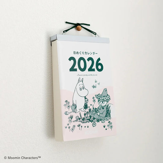 2026 Moomin One-day-a-page Himekuri Calendar (Regular Size)