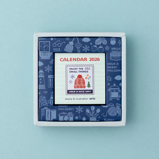 eric / 2026 Color Mini Square Calendar - One-day-a-page