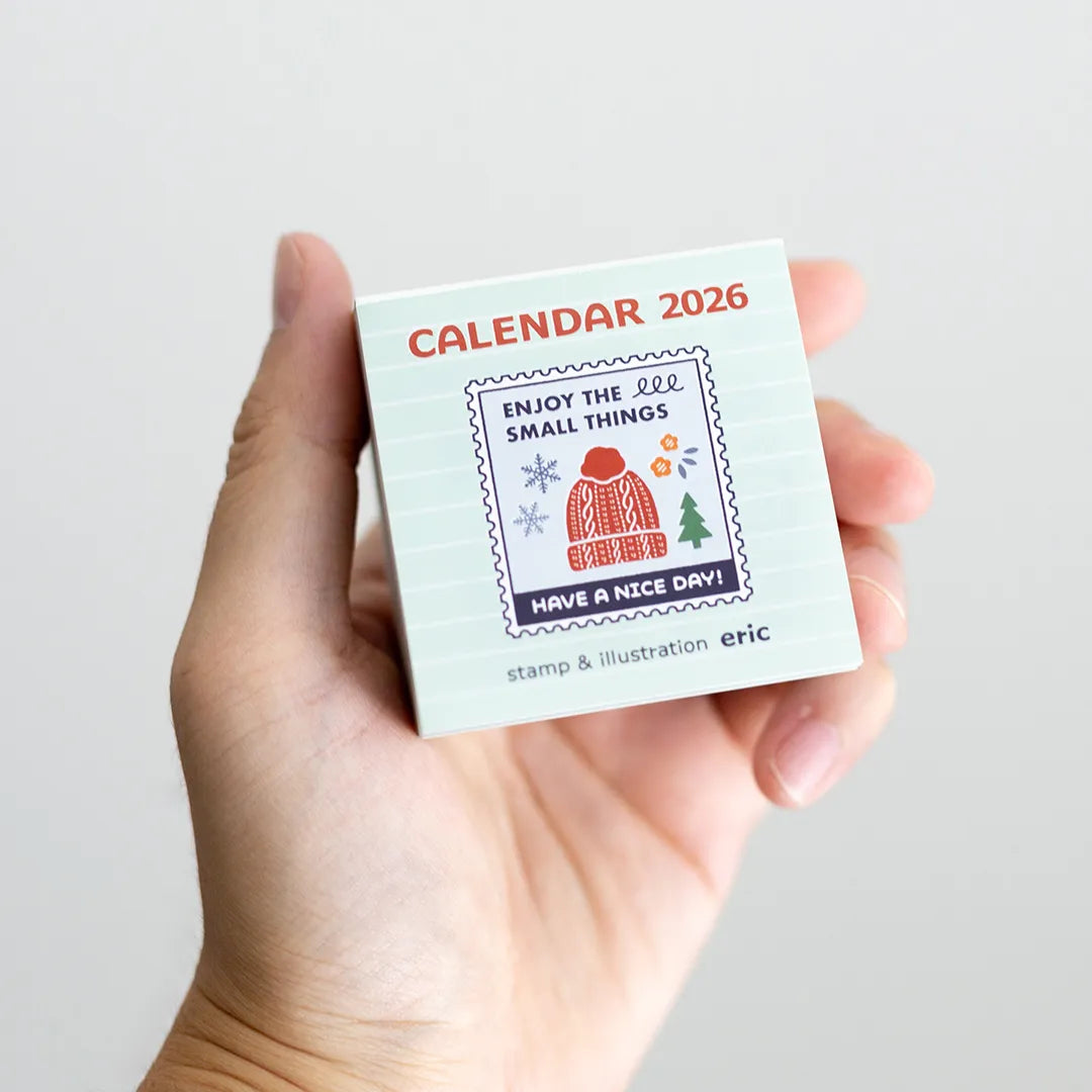 eric / 2026 Color Mini Square Calendar - One-day-a-page