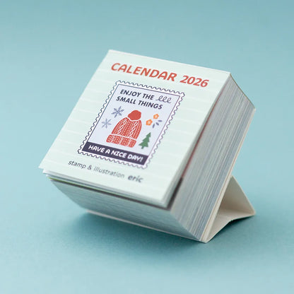 eric / 2026 Color Mini Square Calendar - One-day-a-page