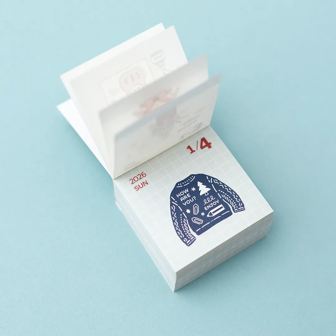 [SALE] eric / 2026 Color Mini Square Calendar - One-day-a-page