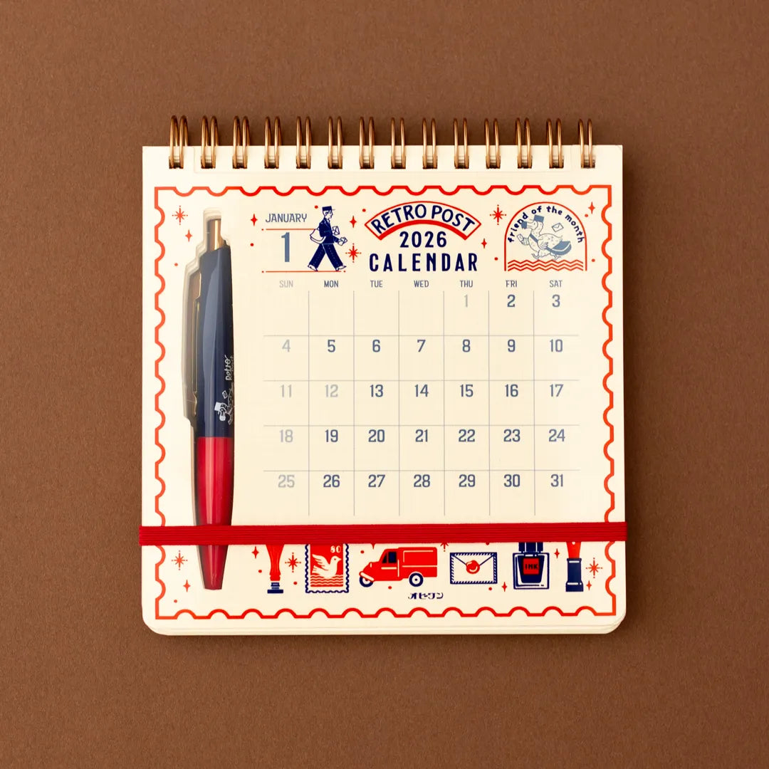Obi1 / 2026 Scribble Calendar – Desk Edition (with pen)