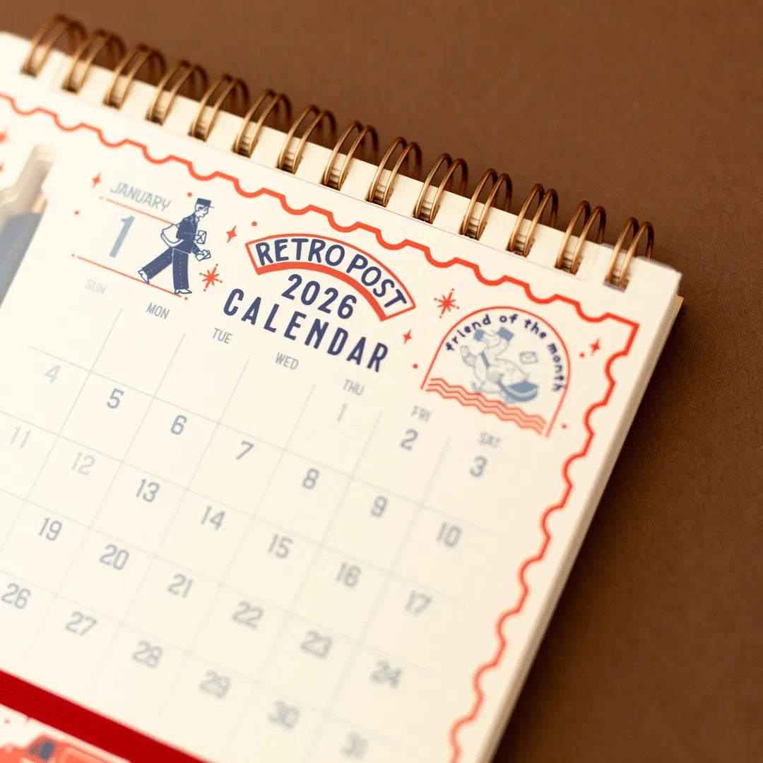 Obi1 / 2026 Scribble Calendar – Desk Edition (with pen)