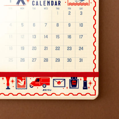 Obi1 / 2026 Scribble Calendar – Desk Edition (with pen)