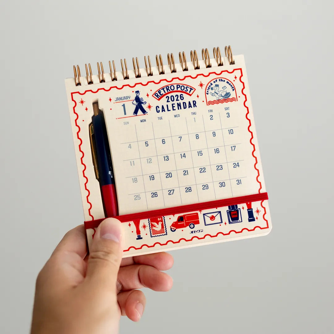 Obi1 / 2026 Scribble Calendar – Desk Edition (with pen)