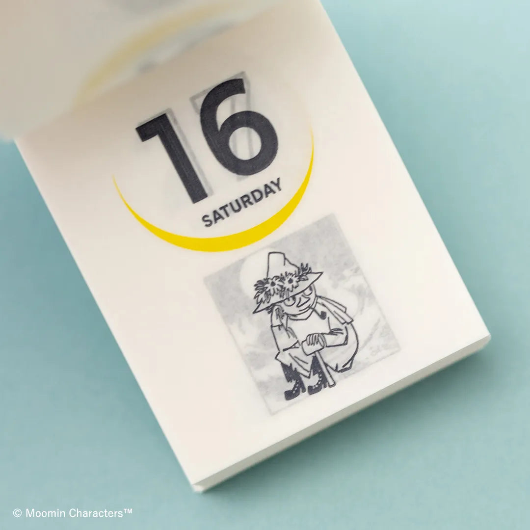 [SALE] 2026 Moomin Moon Phases Daily Flip Calendar (Mini / Desktop & Wall)