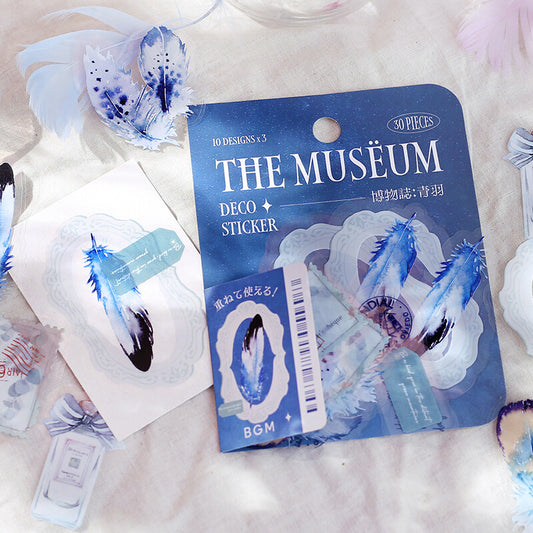 Museum Flake Stickers - Feather
