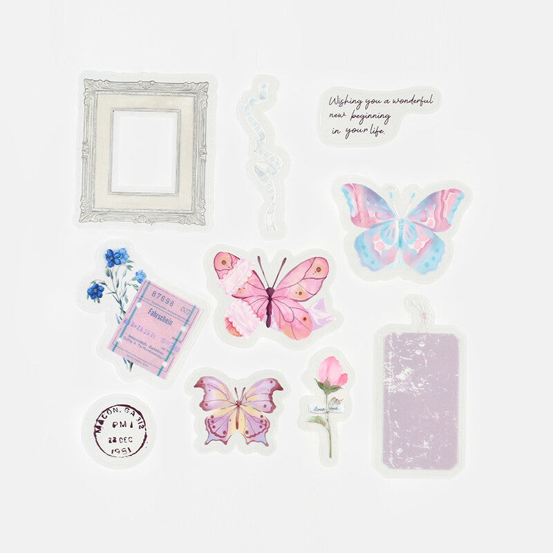Museum Flake Stickers - Butterfly