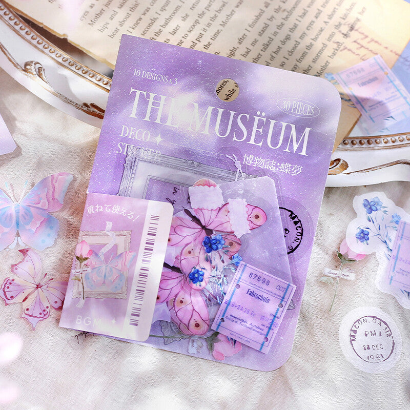 Museum Flake Stickers - Butterfly