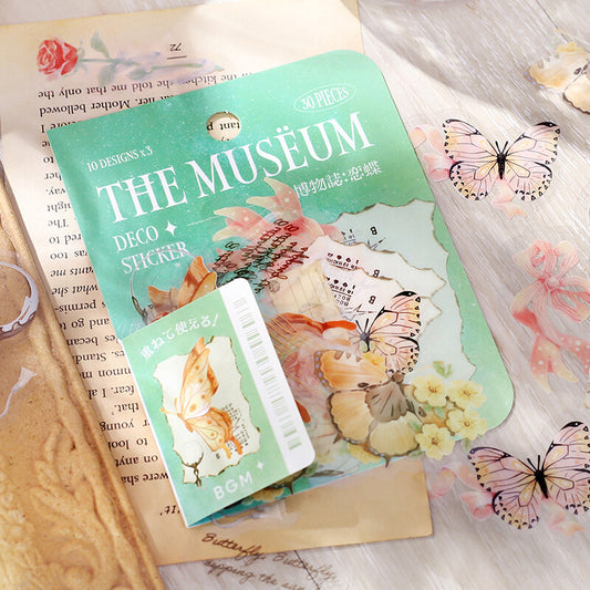 Museum Flake Stickers - Butterfly