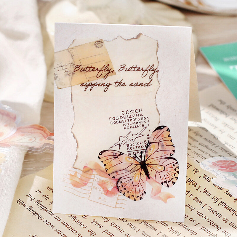 Museum Flake Stickers - Butterfly