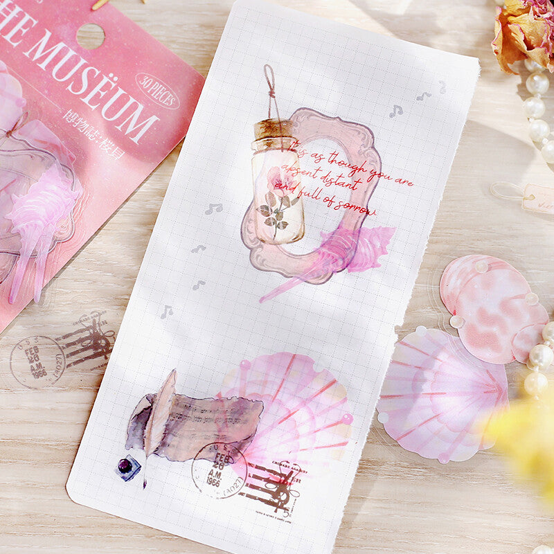 Museum Flake Stickers -Shell