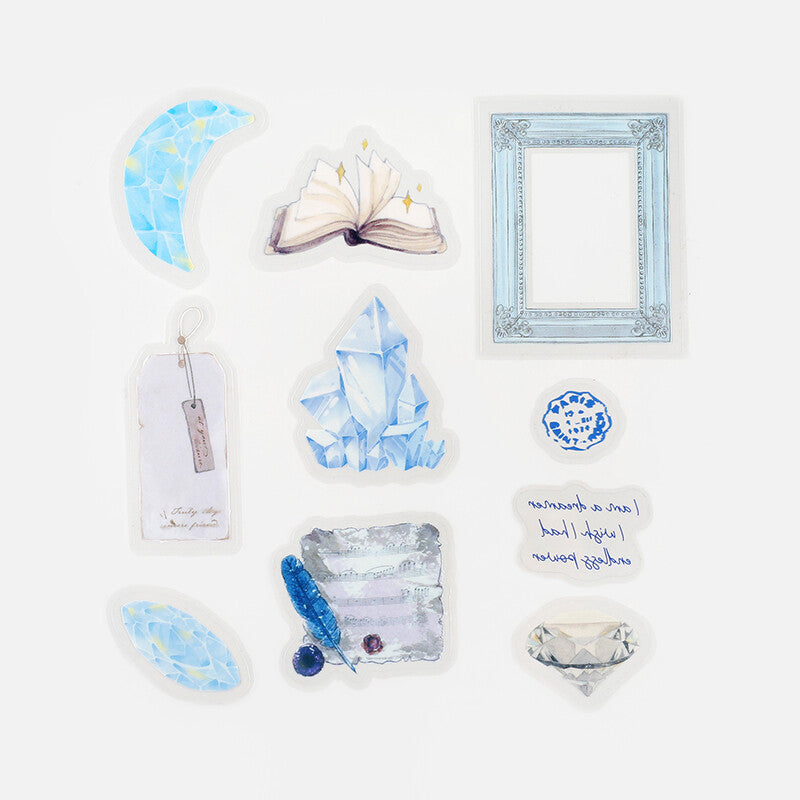 Museum Flake Stickers -Crystal