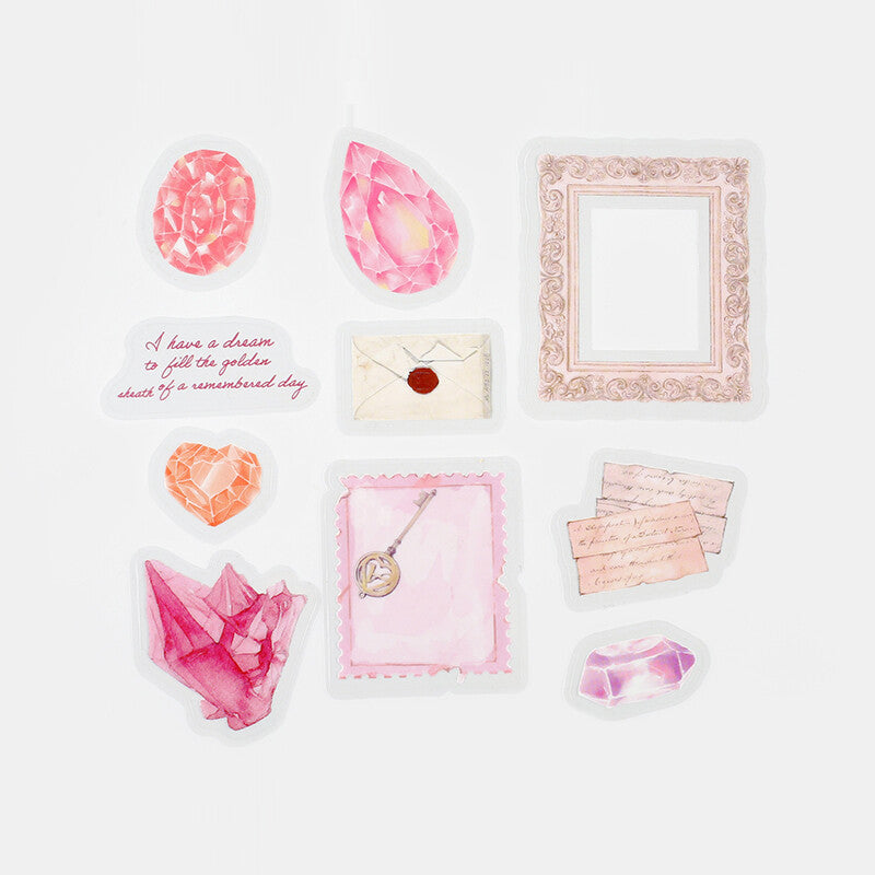 Museum Flake Stickers - Stone