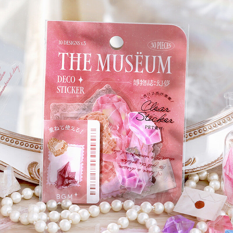 Museum Flake Stickers - Stone