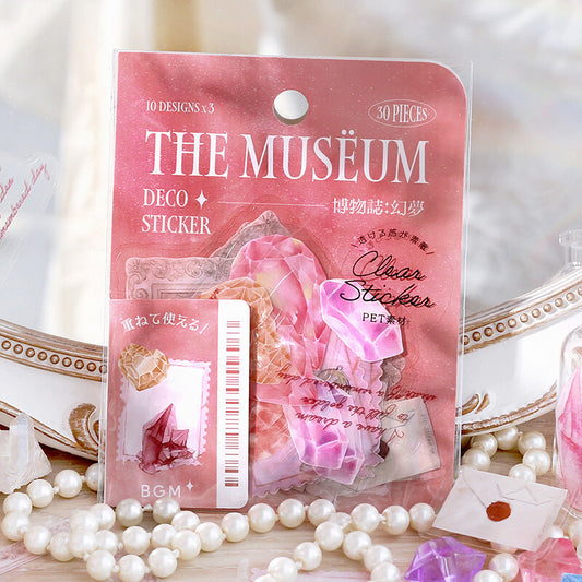 Museum Flake Stickers - Stone
